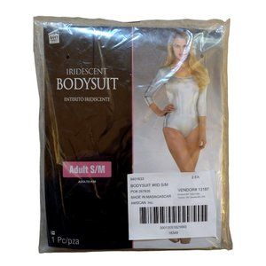 Womens Iridescent Bodysuit Adult Small/Medium Multicolor